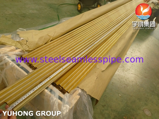 أنبوب سبيكة النحاس ASTM B111 / ASME SB111 C44300
