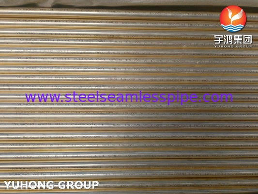 أنبوب سبيكة النحاس ASTM B111 / ASME SB111 C44300