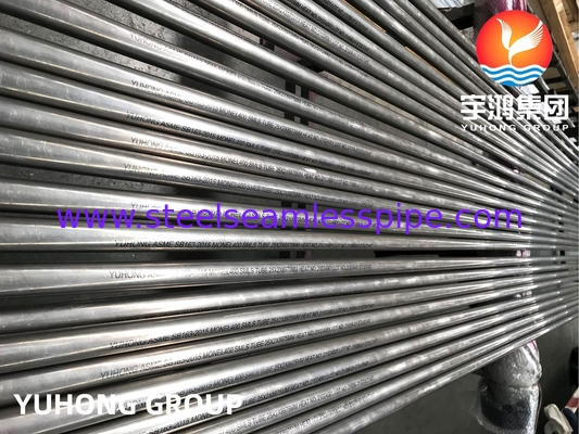 SB163 مونيل 400 أنابيب سبيكة نيكل-نحاس UNS N04400 أعمدة تقطير