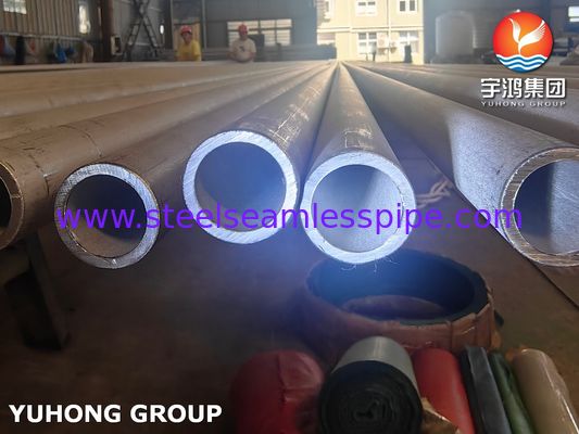 أنبوب سلس من الفولاذ المقاوم للصدأ ASME SA213 ASTM A213 مخلل ومُلدن مُلدن ساطع لتطبيق معدات الزيت