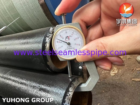 P9 أنابيب بلا خيوط من الفولاذ اللاصق ASTM A335 لتحسين سخان الخام
