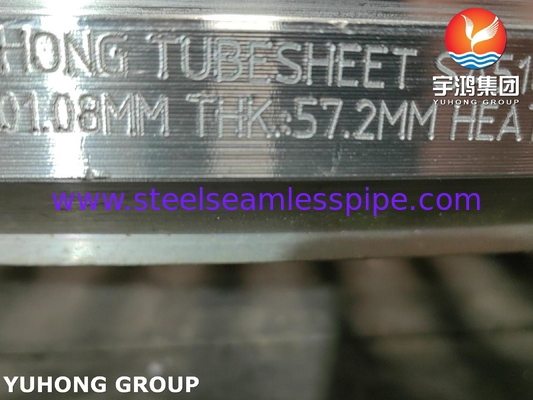 ASTM A516/ASME SA516 Gr.70/Gr.70N أوراق الأنابيب في مبادلات الحرارة وعلاء الضغط الغلايات
