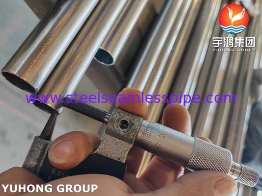 ASTM A249 TP316L الأنبوب المطاوئ من الفولاذ المقاوم للصدأ الأنبوب المتبادل الحراري