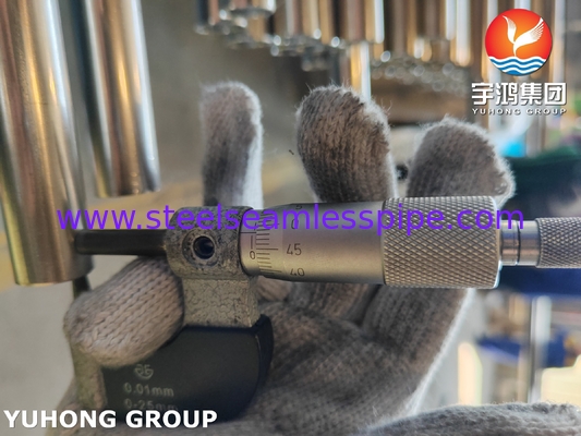 ASTM A249 TP316L الأنبوب المطاوئ من الفولاذ المقاوم للصدأ الأنبوب المتبادل الحراري