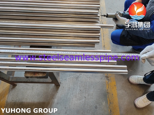 ASTM A269 TP316L أنبوب بلا مسام من الفولاذ المقاوم للصدأ ، مطليء بشكل ساطع للغلادة ، تطبيق المبادل الحراري