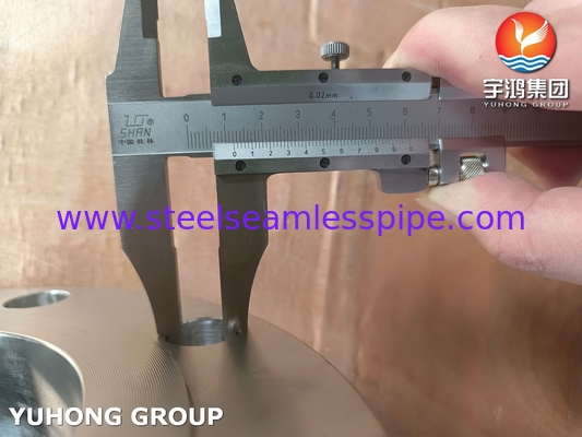 ASTM A182 / ASME SA182 F60 UNS32205 الزحف على الأطراف الأطراف الفولاذية المزدوجة B16.5
