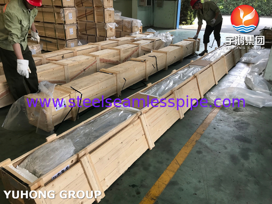 أنبوب النحاس ASTM B111 / ASME SB111 C44300 لتطبيق مبادل الحرارة المكثف