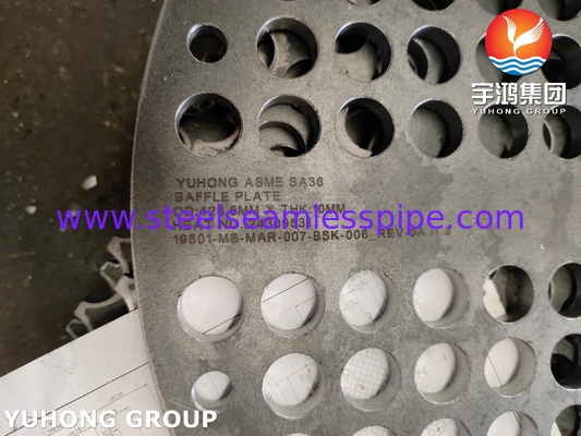 أجزاء المبادل الحراري وعاء الضغط BAFFLE PLATE SA387 GR.11 CL.2