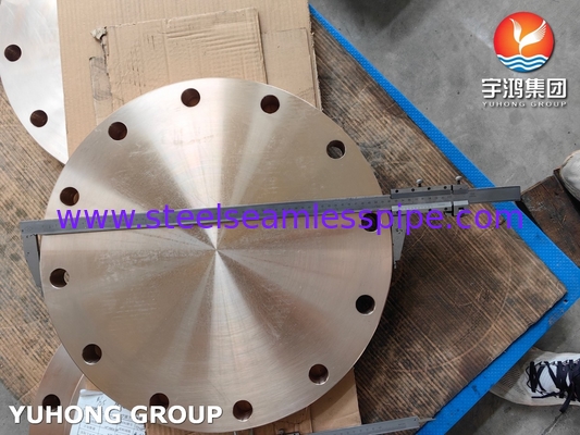 ASTM B283 UNS C70620 فليانج النحاس النيكل سبيكة سبيكة مزورة فليانج عمياء BLRF