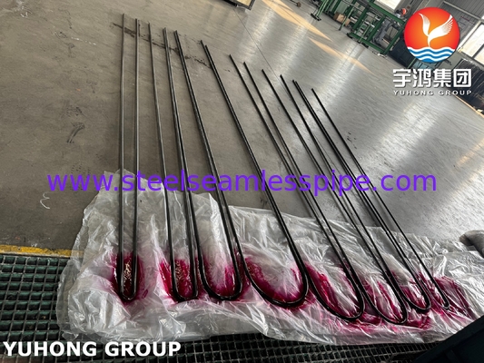 ASME SA209 T1a أنبوب التبادل الحراري للكربون الموليبدينوم U