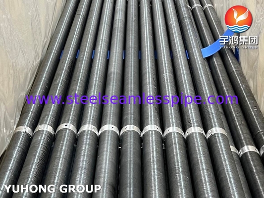 ASTM A179 أنبوب الفولاذ الكربوني النوع الألومنيوم G Fin للبرج التبريد الجاف