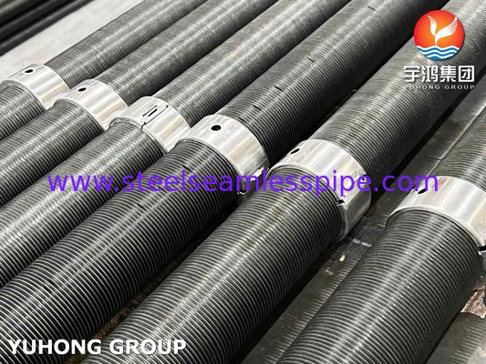 ASTM A179 أنبوب الفولاذ الكربوني النوع الألومنيوم G Fin للبرج التبريد الجاف