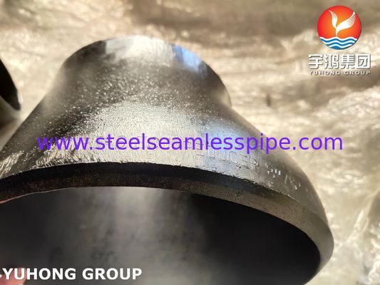 ASTM A234 WP5 CL1 / CL3 مخفض لا مركزي من سبائك الصلب ASME B16.9 وصلات أنابيب ملحومة