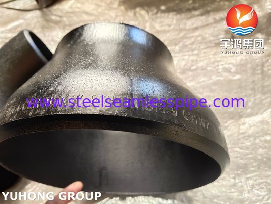 ASTM A234 WP5 CL1 / CL3 مخفض لا مركزي من سبائك الصلب ASME B16.9 وصلات أنابيب ملحومة