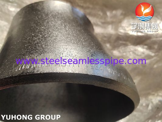 ASTM A234 WP5 CL1 / CL3 مخفض لا مركزي من سبائك الصلب ASME B16.9 وصلات أنابيب ملحومة