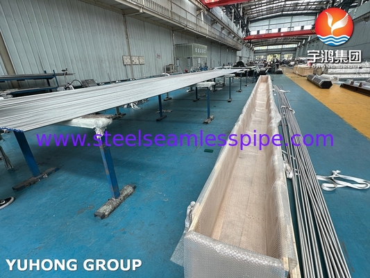 ASME SA249 TP316L الأنبوب المطاوئ من الفولاذ المقاوم للصدأ عالية مضادة للتآكل لأنبوب مبادل الحرارة