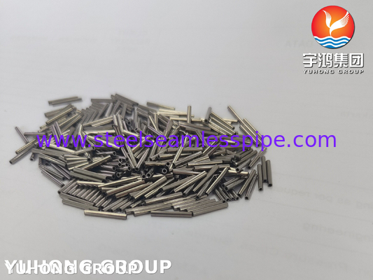 أنابيب الشعرية المطاطية من الفولاذ المقاوم للصدأ ASTM A269 TP316 أنابيب عالية الدقة 1.8 * 25mm