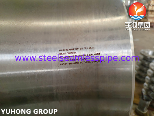 القناة الأمامية لمتبادل الحرارة ASME SA182 F11 Cl.2