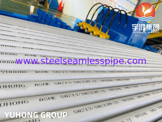 ASTM A213 TP316 TP316L صانع أنابيب بلا طبقات من الفولاذ المقاوم للصدأ