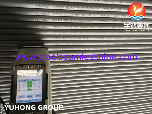 ASTM A213 TP316 TP316L صانع أنابيب بلا طبقات من الفولاذ المقاوم للصدأ
