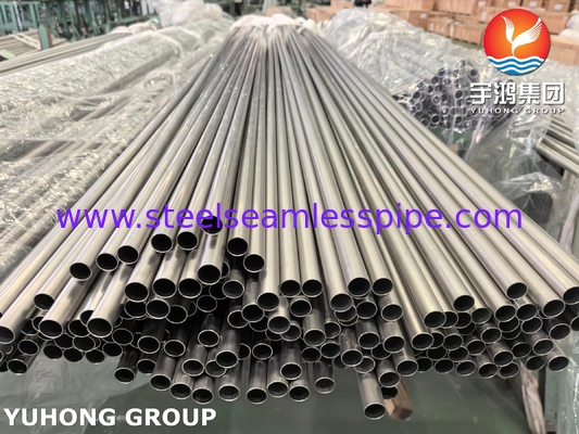 ASTM A213 TP316L الأنبوب غير المسامح من الفولاذ المقاوم للصدأ أنبوب مبادل الحرارة 100٪ HT