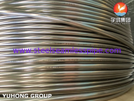 ASTM A269 TP316L أنبوب بلا مسام من الفولاذ المقاوم للصدأ NACE MR0175 الامتثال