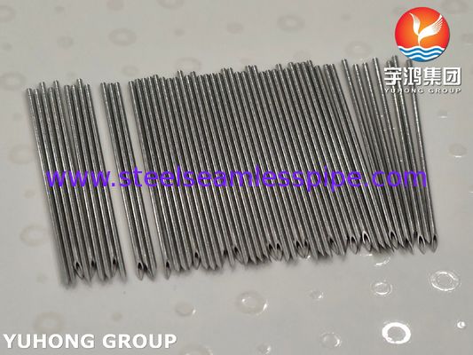 21G SUS304 الفولاذ المقاوم للصدأ Tri Bevelled الفراشة أنبوب الإبرة داخل الوريد 0.8 * 34MM