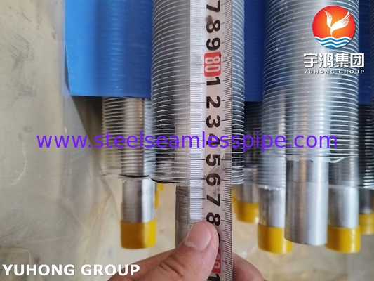 نوع L أنبوب ملفوف ASME SA249 TP316L مع Al1100 لتبريد الهواء