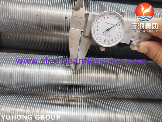 نوع L أنبوب ملفوف ASME SA249 TP316L مع Al1100 لتبريد الهواء