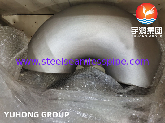 ASTM B366 UNS N08810 Incoloy 800H الفولاذ سبيكة النيكل 180 درجة الكوع B16.9 لنظام الأنابيب