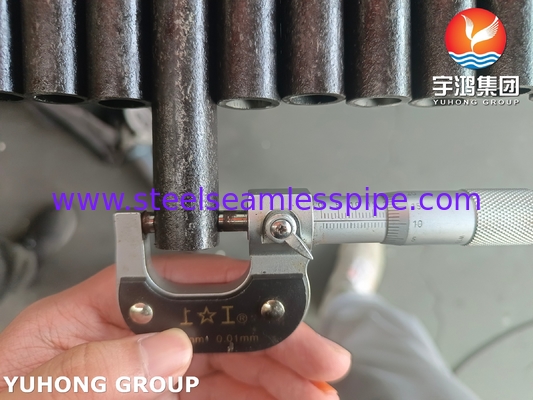 أنبوب الصلب الكربوني الخالي من اللحام ASME SA334 GR.6 لدرجة الحرارة المنخفضة
