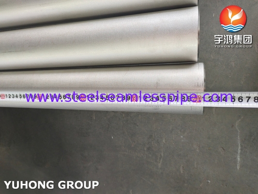 ASTM A312 TP321 أنابيب بلا خيوط من الفولاذ المقاوم للصدأ المخلل والمصقول لصناعة الغاز النفطي والصناعة الكيميائية