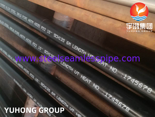 أنابيب بلا خيوط من الفولاذ اللاصق ASTM A335 P5 P9 P11 P12 P21 P22 P91 لصناعة البتروكيماويات