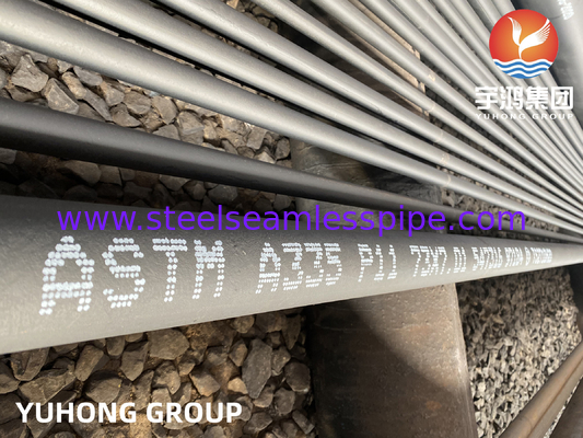 أنابيب بلا خيوط من الفولاذ اللاصق ASTM A335 P5 P9 P11 P12 P21 P22 P91 لصناعة البتروكيماويات