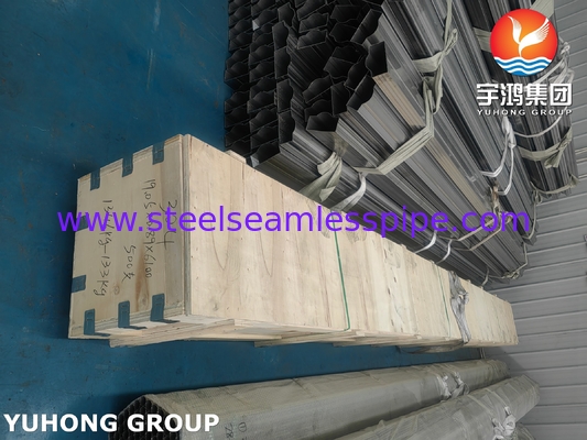 ASTM A249 TP304 الأنبوب المطاوئ من الفولاذ المقاوم للصدأ مشعومة واضحة للمكثف المبادل الحراري