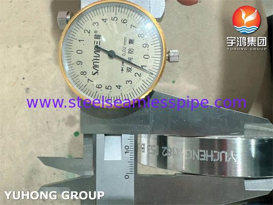 شفة عمياء من الفولاذ المقاوم للصدأ المزدوج المطروق ASTM A182 F53 ذات وجه مرتفع B16.5