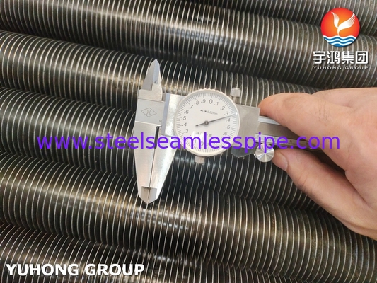 ASME SA179 الألومنيوم 1060 الأنبوب المدمج للشفرة من النوع G للضغط المكثف ، نظام التبريد