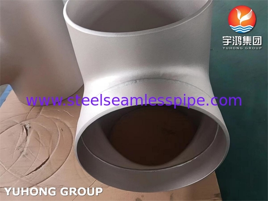 ASTM B466 C70600 أنابيب التركيب سبيكة نيكل النحاس ، Buttweld CuNi 90/10 متساوية Tee