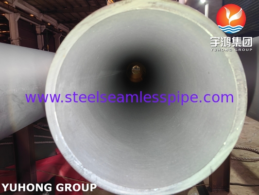 ASTM A790 UNS S31803 أنابيب فولاذية مزدوجة خالية من الخيط مقلية مطوية