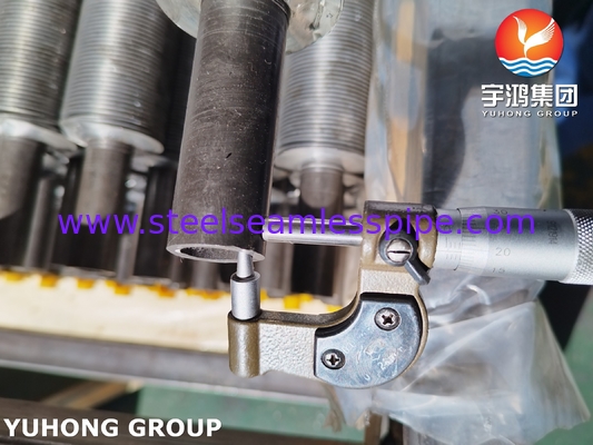 أنبوب ASTM A213 T5 Fin مع نوع G مضمن لتطبيقات التآكل المتوسطة عالية الضغط
