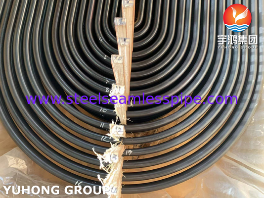 شكل U ، ASTM A179 أنبوب بلا خيوط من الفولاذ الكربوني ، لمرجل مبادل الحرارة