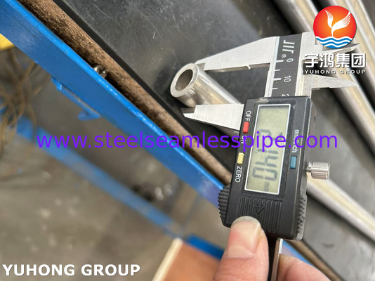 ASTM B163 N04400 الأنبوب السلس من الفولاذ اللاصق في المكثف ومبادل الحرارة