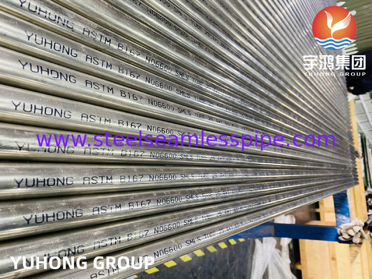 سلسال من سبائك النيكل أنابيب INCONEL B167 / B163 N06600