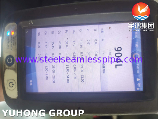 ASTM A312 TP904L أنابيب بلا خيوط من الفولاذ المقاوم للصدأ للأنابيب عالية مضادة للتآكل