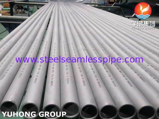 ASME SA213 TP347H أنبوب بلا مسام من الفولاذ المقاوم للصدأ لجهاز التسخين الفائق وتسخين الهواء
