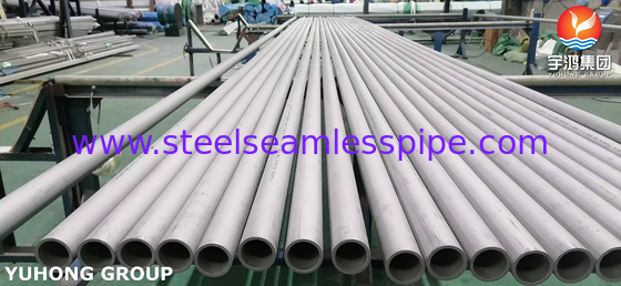 ASME SA213 TP347H أنبوب بلا مسام من الفولاذ المقاوم للصدأ لجهاز التسخين الفائق وتسخين الهواء