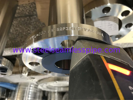 الفولاذ المقاوم للصدأ الحلق الطويل WNRF FLANGE،A182 F321 B16.5 CLASS 300
