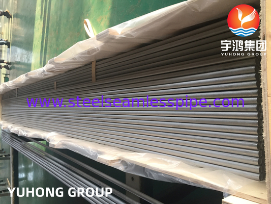 أنبوب بلا مسام من الفولاذ المقاوم للصدأ ASTM A269 TP304 ASME SA269 TP304L المخلل والمحترق