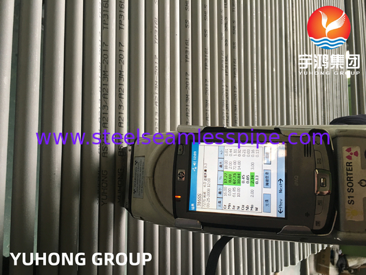 ASTM A213 TP316L أنبوب بلا خلط من الفولاذ المقاوم للصدأ لحاويات التخزين والمصافي