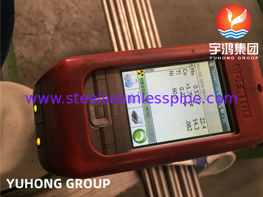 ASTM B167 Inconel 690 N06690 أنابيب بلا خيوط لنقل حرارة مولد البخار